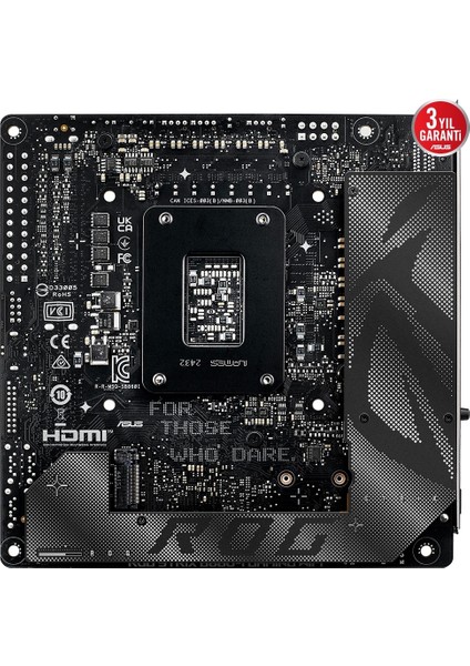 ROG Strix B860-I Gaming WIFI DDR5 9066Mhz (OC) M.2 1851p Mini-ITX Anakart modelleri