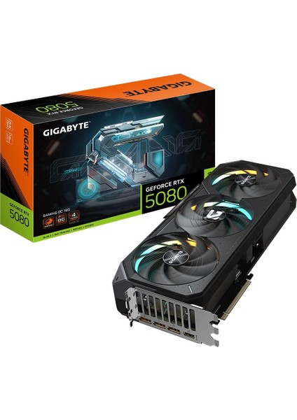 GeForce RTX 5080 Gaming OC 16GB DLSS 4 256 Bit GDDR7 Ekran Kartı