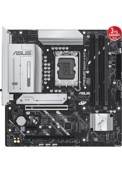 Prime B860M-A WIFI DDR5 8666Mhz (OC) M.2 1851p mATX Anakart