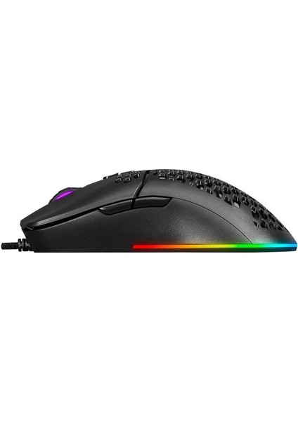M700 Air Force RGB 10000 DPI Hafif Siyah Gaming Mouse