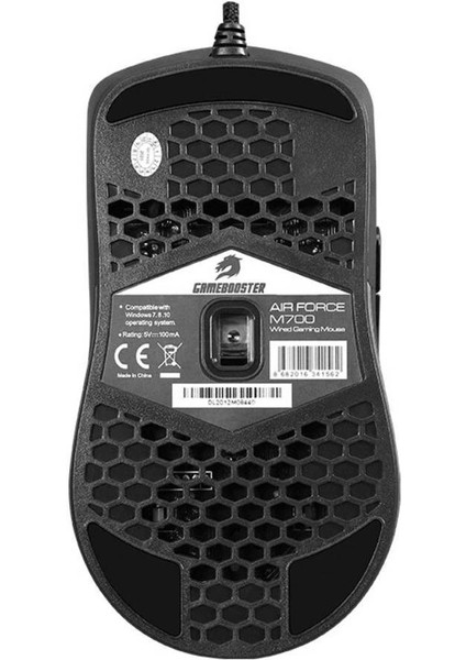 M700 Air Force RGB 10000 DPI Hafif Siyah Gaming Mouse
