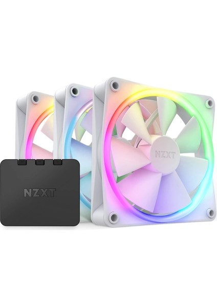 F120 RGB Beyaz 120 mm Fan (3lü Set)