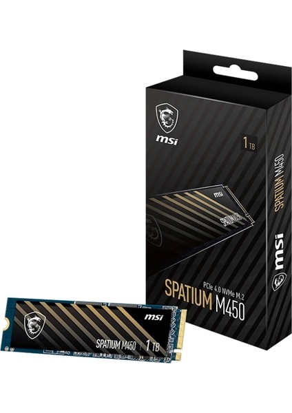 Spatium M450 PCIe 4.0 NVME M.2 1TB 3600/3000MB/s M.2 SSD