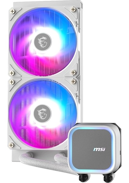 MAG Coreliquid A13 240 White ARGB Intel-AMD Uyumlu Beyaz Sıvı Soğutucu