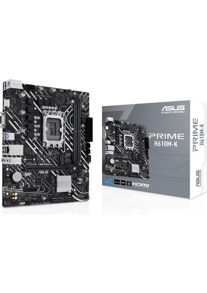 Prime H610M-K DDR5 5600MHz (OC) M.2 1700p mATX Anakart