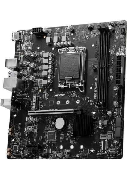 Pro B760M-B DDR4 4800Mhz (OC) M.2 1700p mATX Anakart