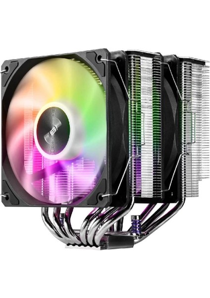 MP7 ARGB FDB Fanlı 125mm Intel-AMD Uyumlu Hava Soğutucu modelleri