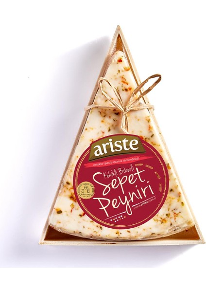 Hanımeli Ahşap Hediyelik Kutulu Kekikli Biberli Tam Yağlı Sepet Peyniri 250 gr fiyatları
