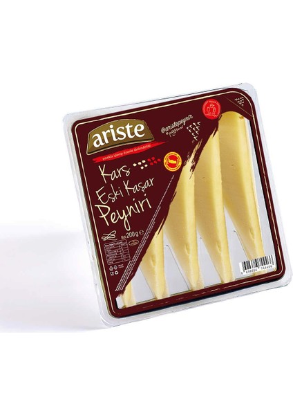 Keyif Serisi – Dilimli Kars Eski Kaşar Peyniri 200 gr – Olgunlaştırılmış