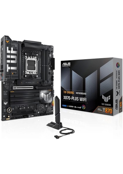 TUF Gaming X870-PLUS WIFI 8000mhz(OC) RGB M.2 AM5 ATX Anakart