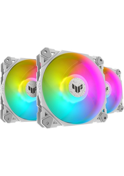 TUF Gaming TF120 ARGB Beyaz 120mm 3lü Set Kasa Fanı