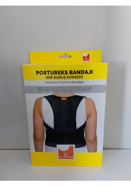 Dik Duruş Destek Bandajı, Standart Beden, Rahat ve Sağlıklı Duruş Sağlar