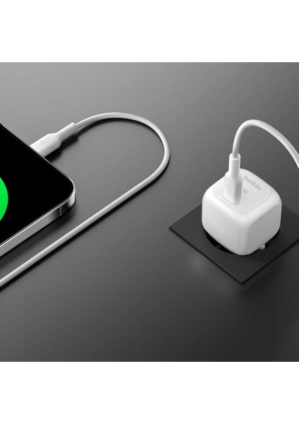 Boost Compact Usb-C Pd 3.1 30W Şarj Cihazı, Beyaz