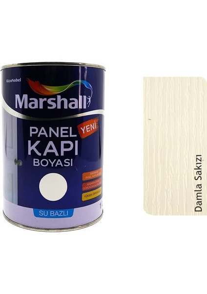 Su Bazlı Panel Kapı Boyası 1 Litre Damla Sakızı
