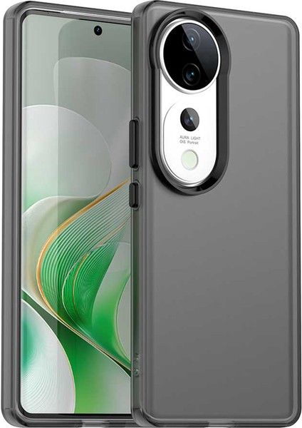 Vivo S19 Pro 5G/V40 5G/V40 Pro 5g Kılıf Pc+Tpu+Pet Mat Düşmeye Karşı Dayanıklı Telefon Arka Kapağı-Siyah (Yurt Dışından)