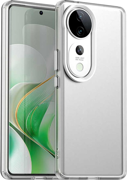 Vivo S19 Pro 5G/V40 5G/V40 Pro 5g Kılıf Pc+Tpu+Pet Mat Düşmeye Karşı Dayanıklı Telefon Arka Kapağı-Beyaz (Yurt Dışından)