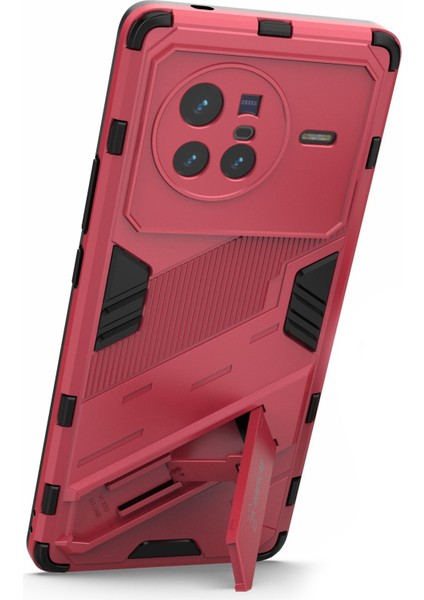 Vivo X80 5g Kickstand Combo Pc+Tpu Kılıf Düşmeye Dayanıklı Çift Katmanlı Koruyucu Cep Telefonu Kabuğu-Gül (Yurt Dışından) fırsatları