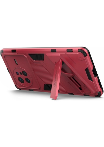 Vivo X80 5g Kickstand Combo Pc+Tpu Kılıf Düşmeye Dayanıklı Çift Katmanlı Koruyucu Cep Telefonu Kabuğu-Gül (Yurt Dışından) indirimleri