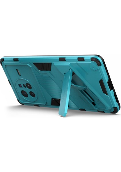 Vivo X80 5g Kickstand Combo Pc+Tpu Kılıf Düşmeye Dayanıklı Çift Katmanlı Koruyucu Cep Telefonu Kabuğu-Bebek Mavisi (Yurt Dışından) indirimleri