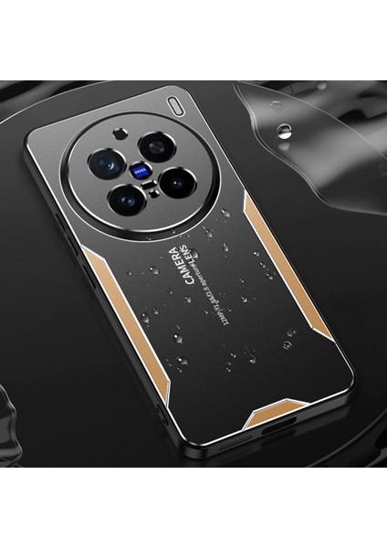 Vivo X200 Pro 5g Telefon Kılıfı Alüminyum Alaşımlı Tpu Pc Arka Kapak-Gümüş (Yurt Dışından) modelleri