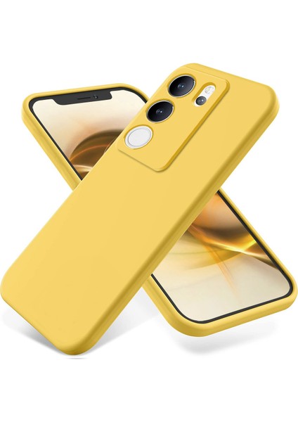 Vivo V29 5g/vivo S17 Pro 5g Kılıf Ince Kabuk Sıvı Silikon Cep Telefonu Kapağı-Sarı (Yurt Dışından) fiyatları