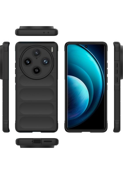 Vivo X100 Pro 5g Kılıf Yumuşak Tpu Arka Kabuk Sağlam Cep Telefonu Koruyucu Kapak-Siyah (Yurt Dışından)