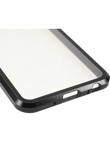 Vivo Y21-SIYAH Için Çift Taraflı Temperli Cam + Metal Çerçeve Hibrit Telefon Kılıfı Manyetik Kapatma ile Tam Koruma Kılıfı (Yurt Dışından) indirimleri