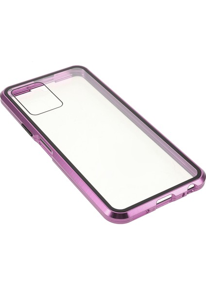 Vivo Y21-MOR Için Çift Taraflı Temperli Cam + Metal Çerçeve Hibrit Telefon Kılıfı Manyetik Kapatma ile Tam Koruma Kılıfı (Yurt Dışından) fırsatları