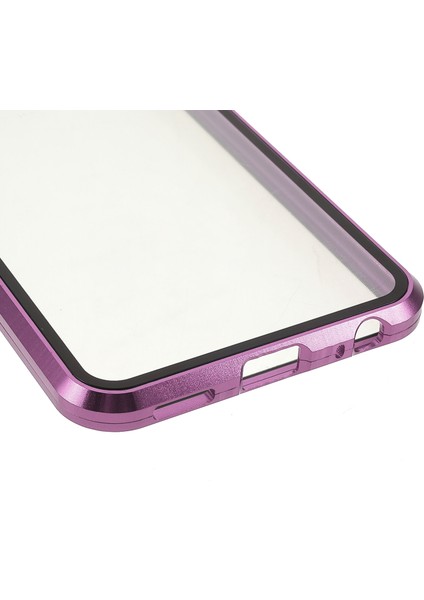 Vivo Y21-MOR Için Çift Taraflı Temperli Cam + Metal Çerçeve Hibrit Telefon Kılıfı Manyetik Kapatma ile Tam Koruma Kılıfı (Yurt Dışından) indirimleri