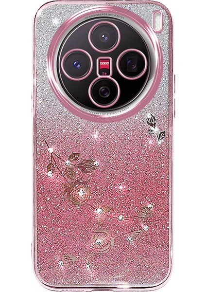 Kadem Vivo X200 Pro 5g Kılıf Çiçek Tpu Esnek Degrade Telefon Kılıfı-Mor (Yurt Dışından) fiyatları