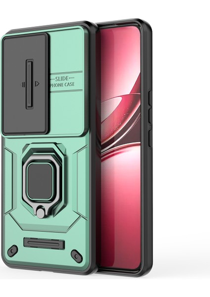 Vivo V50 5g Kılıf Pc+Tpu Kickstand Telefon Koruyucu Lens Kapağı-Yeşil (Yurt Dışından) fırsatları