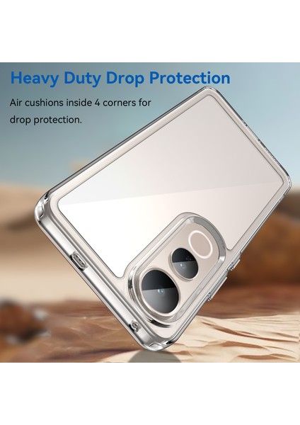 Vivo V50 Lite 5g/4g Kılıf Tpu+Akrilik Koruyucu Şeffaf Telefon Kılıfı-Şeffaf (Yurt Dışından) fiyatları