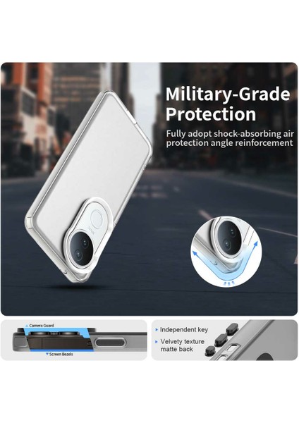 Vivo S20 5g Kılıf Pc+Tpu+Pet Mat Düşmeye Karşı Dayanıklı Telefon Arka Kapağı-Beyaz (Yurt Dışından) modelleri