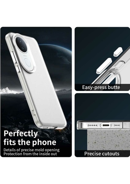 Vivo S20 5g Kılıf Pc+Tpu+Pet Mat Düşmeye Karşı Dayanıklı Telefon Arka Kapağı-Beyaz (Yurt Dışından) fırsatları