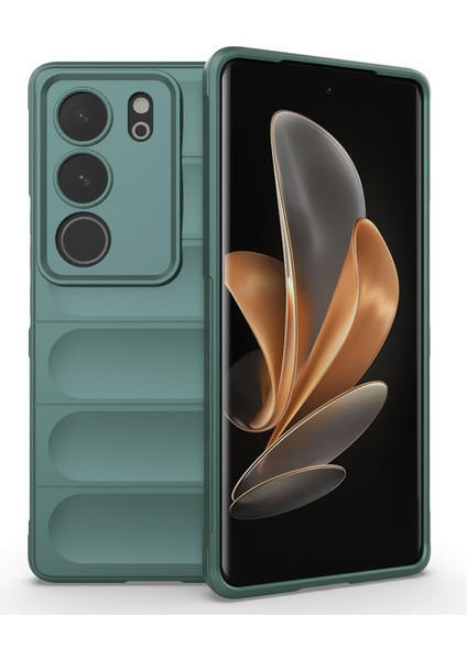 Vivo S17 5G/S17 Pro 5g Yumuşak Tpu Düşmeye Dayanıklı Telefon Kılıfı Çizilmez Arka Kapak-Yeşil (Yurt Dışından)