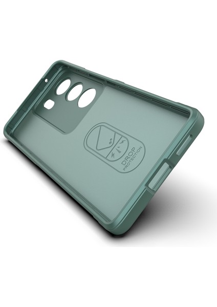 Vivo S17 5G/S17 Pro 5g Yumuşak Tpu Düşmeye Dayanıklı Telefon Kılıfı Çizilmez Arka Kapak-Yeşil (Yurt Dışından) modelleri