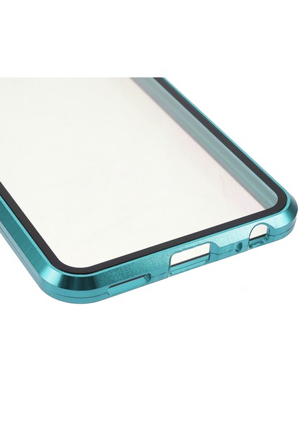 Vivo Y21-GREEN Için Çift Taraflı Temperli Cam + Metal Çerçeve Hibrit Telefon Kılıfı Manyetik Kapatma ile Tam Koruma Kılıfı (Yurt Dışından) indirimleri