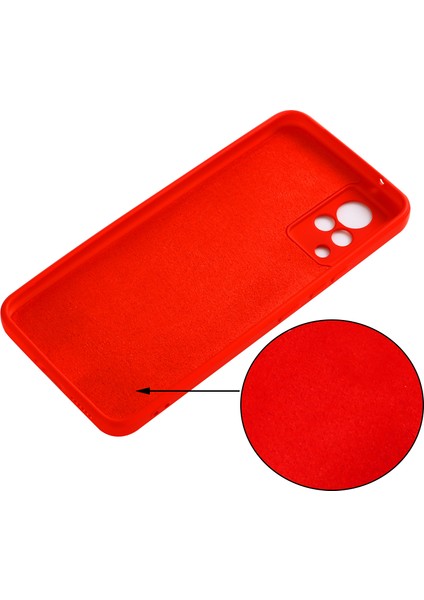 Darbeye Dayanıklı Telefon Kılıfı Hassas Kesim Düz Renk Sıvı Silikon Telefon Kılıfı Vivo V21 4g-Kırmızı Için Kullanışlı Kayışlı (Yurt Dışından) modelleri