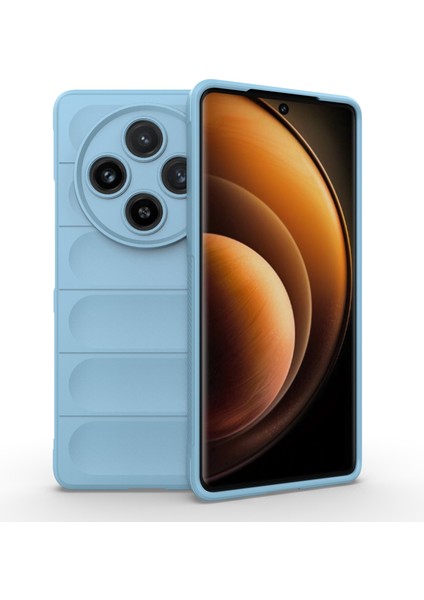 Vivo X100 5g Kılıf Sağlam Telefon Koruyucu Yumuşak Tpu Telefon Arka Kabuk Kapağı-Bebek Mavisi (Yurt Dışından)