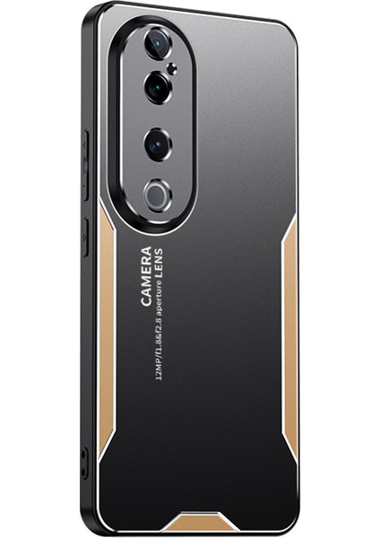 Vivo S19 Pro 5g Kılıf Alüminyum Alaşımlı Zırh Telefon Kılıfı Konfor Kavrama-Altın (Yurt Dışından)