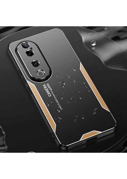 Vivo S19 Pro 5g Kılıf Alüminyum Alaşımlı Zırh Telefon Kılıfı Konfor Tutacağı-Kırmızı (Yurt Dışından)