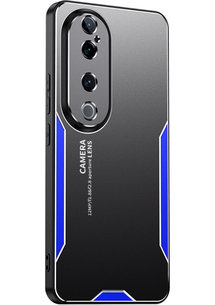 Vivo S19 Pro 5g Kılıf Alüminyum Alaşımlı Zırh Telefon Kılıfı Konfor Tutacağı-Mavi (Yurt Dışından)