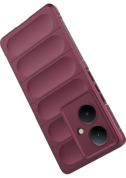 Vivo Y78+5G/V29 Lite 5g Darbeye Dayanıklı Telefon Kılıfı Yumuşak Tpu Koruyucu Kılıf-Şarap Kırmızısı (Yurt Dışından) indirimleri