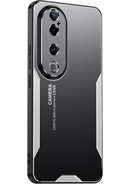 Vivo S19 Pro 5g Kılıf Alüminyum Alaşımlı Zırh Telefon Kılıfı Konfor Kavrama-Gümüş (Yurt Dışından)