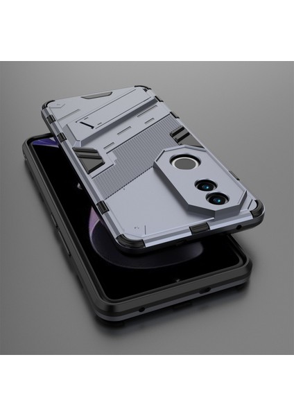 Vivo V50 5g Kılıf Pc+Tpu Darbeye Dayanıklı Telefon Kılıfı Kickstand Ile-Gri (Yurt Dışından) indirimleri