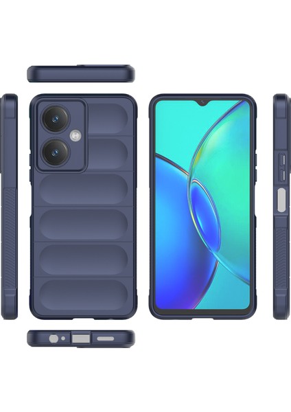 Vivo Y27 4g Kılıf Tpu Telefon Arka Koruyucu Darbeye Dayanıklı Kapak-Koyu Mavi (Yurt Dışından) fırsatları