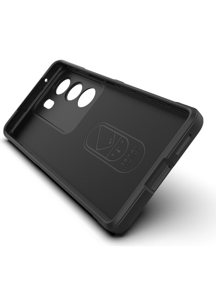 Vivo S17 5G/S17 Pro 5g Yumuşak Tpu Düşmeye Dayanıklı Telefon Kılıfı Çizilmez Arka Kapak-Siyah (Yurt Dışından) modelleri