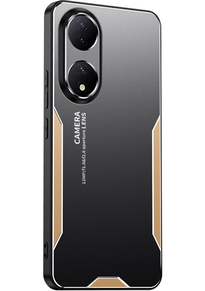 Vivo Y100 5g Telefon Kılıfı Alüminyum Alaşım + Tpu + Pc Hibrit Düşmeye Dayanıklı Kılıf - Altın (Yurt Dışından)