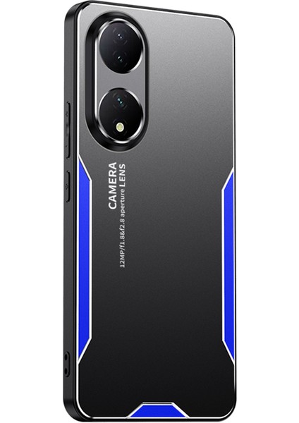 Vivo Y100 5g Telefon Kılıfı Alüminyum Alaşım + Tpu + Pc Hibrit Düşmeye Dayanıklı Kılıf - Mavi (Yurt Dışından)