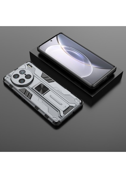 Vivo X90 Pro 5g Kickstand Cep Telefonu Kılıfı Sert Pc Yumuşak Tpu Düşmeye Lı Arka Kapak-Gri (Yurt Dışından) indirimleri